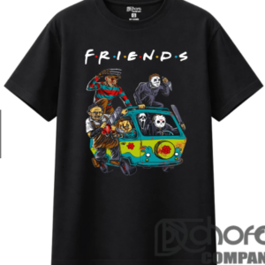 Camiseta Amigos Vilões Filme Terror