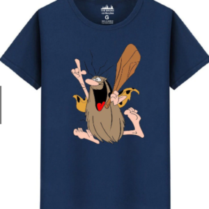 Camiseta Básica Estampada Desenho Clássico Algodão Premium Capitão Caverna Geek