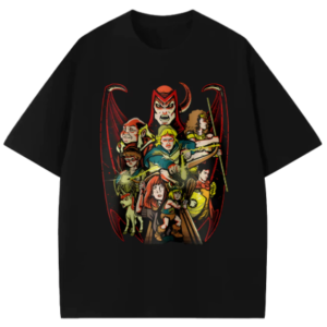 Camiseta Caverna do Dragão Vingador Mestre dos Magos Geek Qualidade Premium Nostalgia Algodão